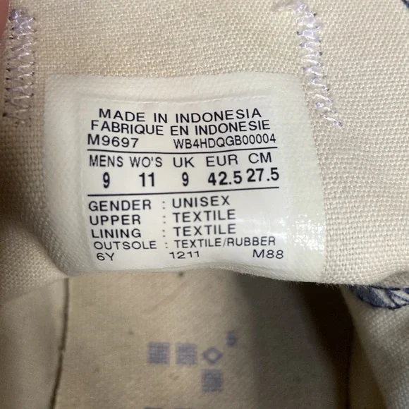 Seattle Seahawks Converse All Star Mens Size 9 Shoes Custom Low Top Blue Sneaker - Picture 7 of 7